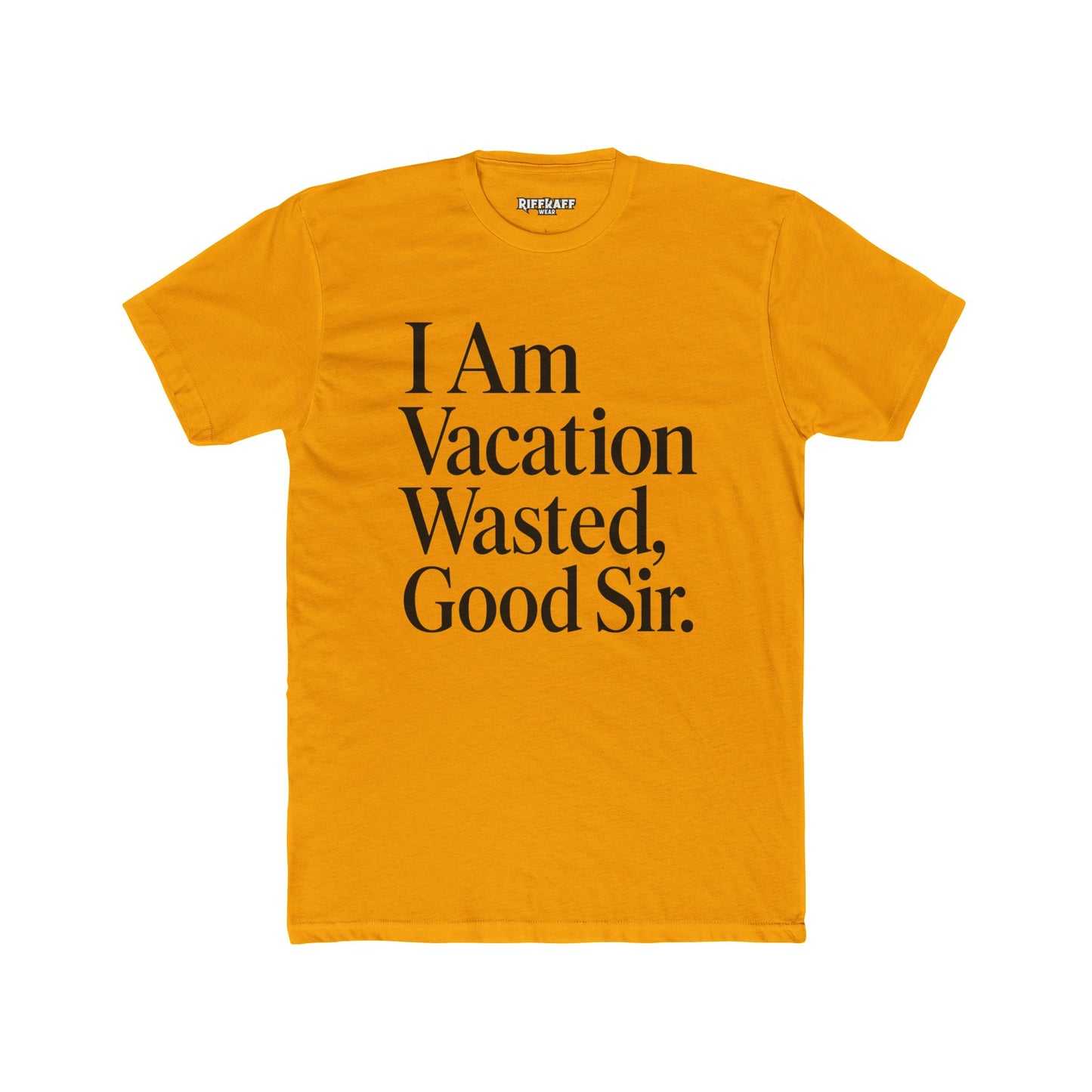 Vacation Wasted Shirt, Travel T-Shirt, Relaxed Fit Tee, Gifts for Travelers - Riff Raff Wear