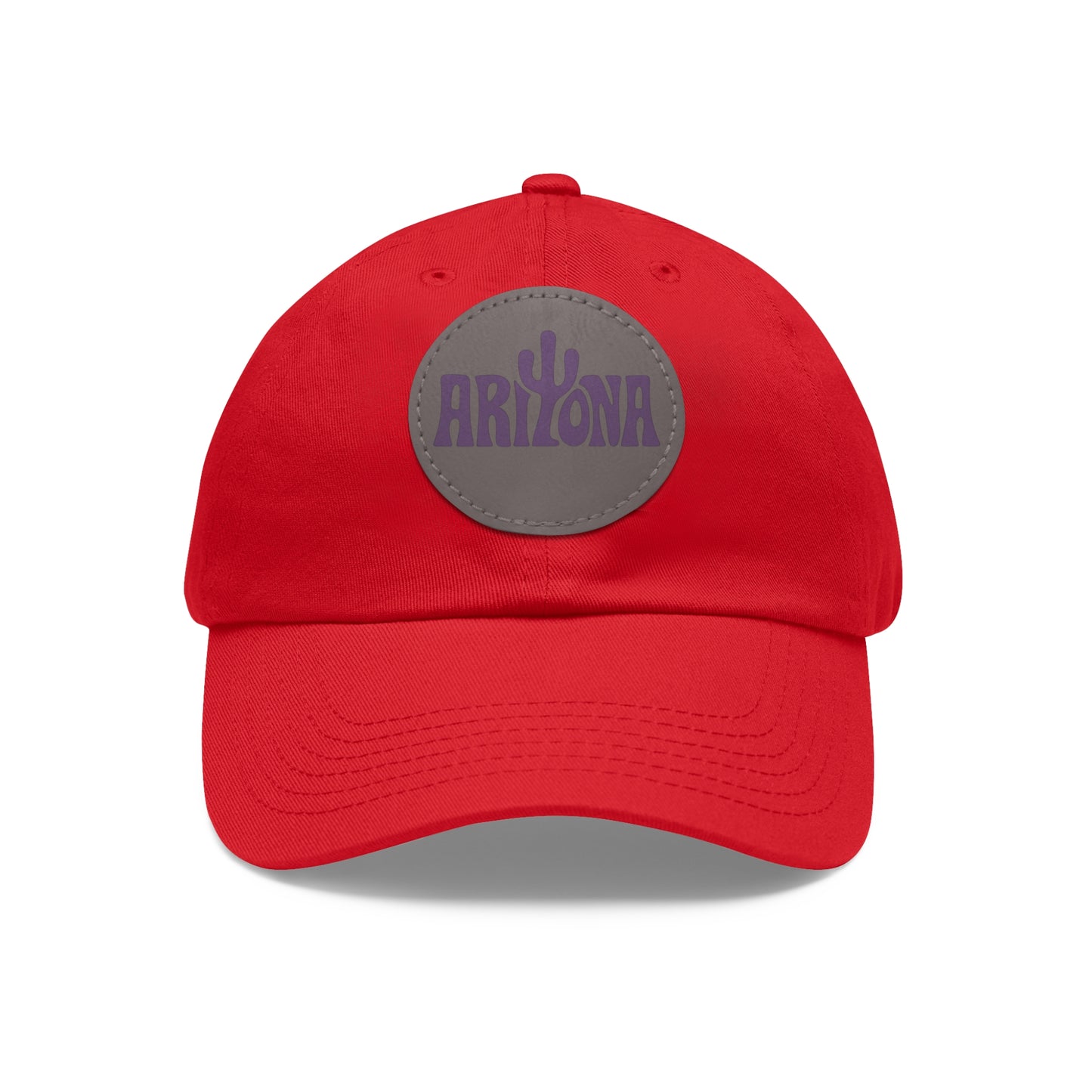 Arizona Dad Hat with Leather Patch - Casual & Stylish Cap
