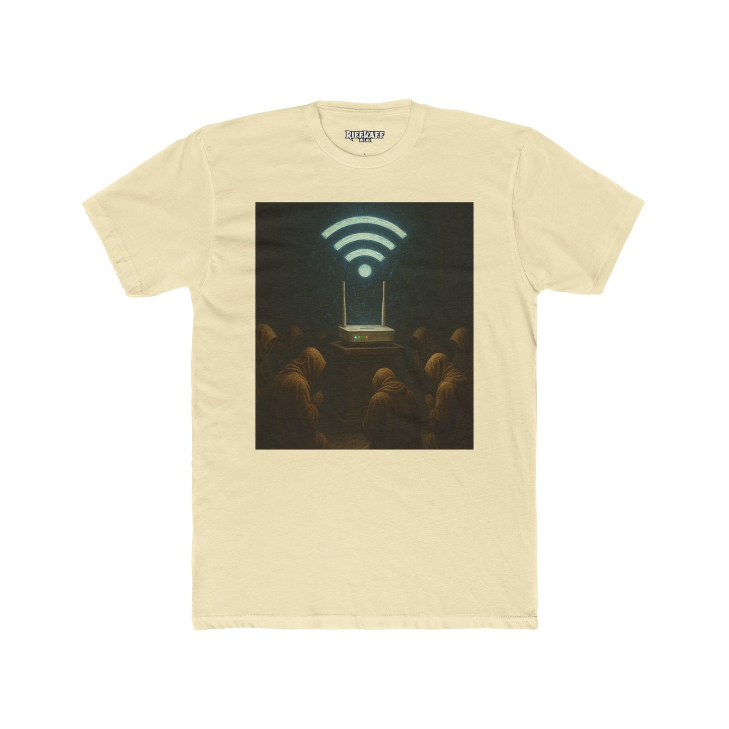Mystical WiFi Connection Unisex Cotton Crew Tee - Riff Raff Wear