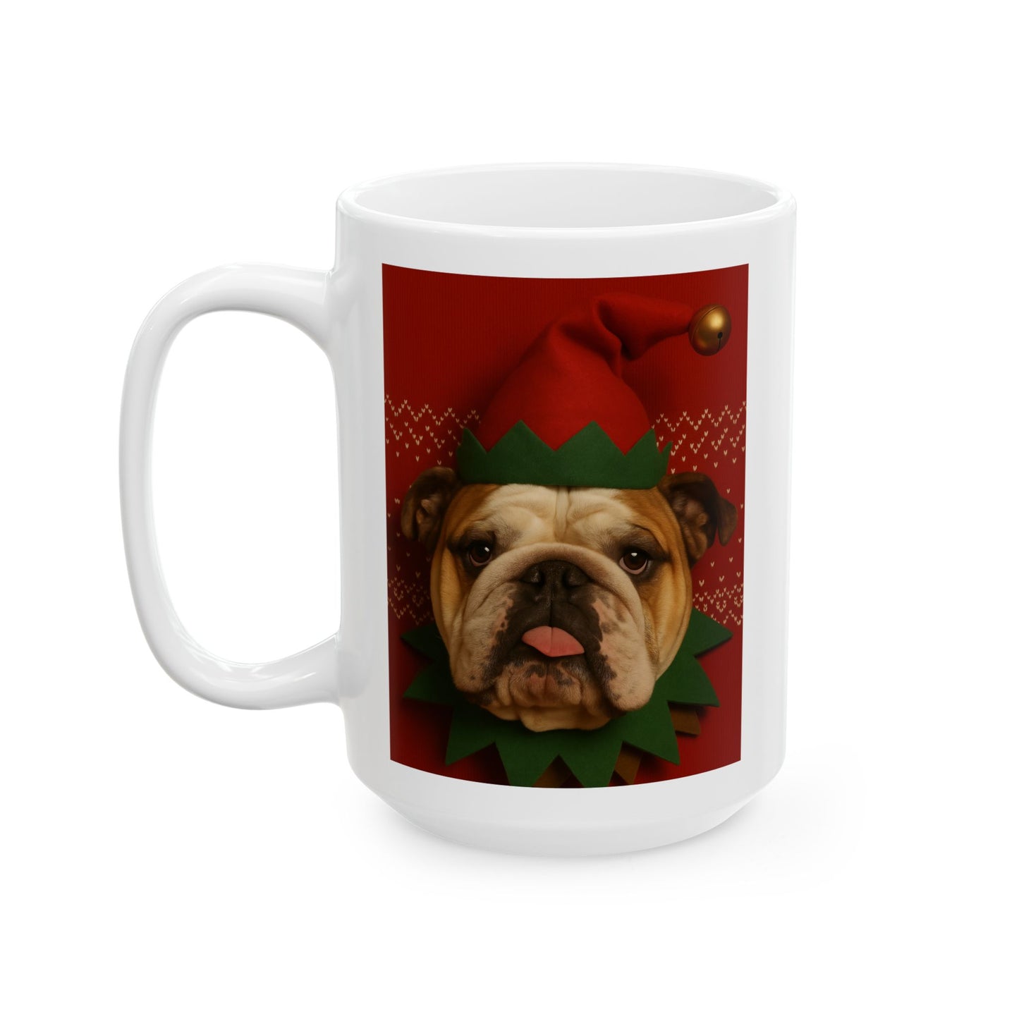 Festive Ceramic Mug - Perfect for Holiday Cheer, Gift for Coffee Lovers, Christmas Mug, Tea Lovers, Seasonal Drinkware - Riff Raff Wear