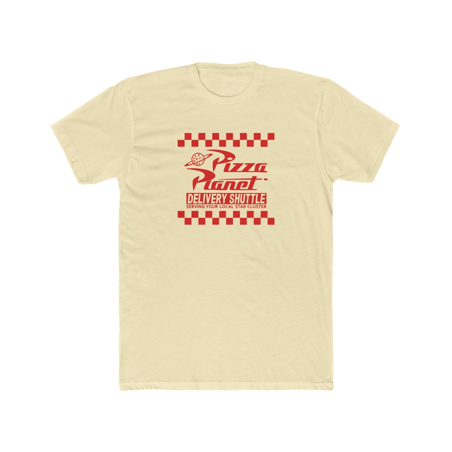 Pizza Planet Delivery Crew Tee - Unisex Cotton T-Shirt for Pizza Lovers - Riff Raff Wear