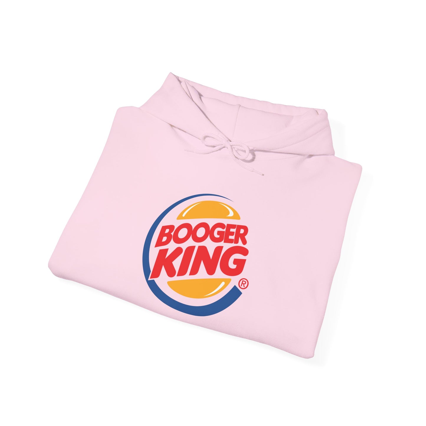 Parody Logo Series "Booger King" Graphic - Funny Unisex Heavy Blend™ Hooded Sweatshirt - Riff Raff Wear