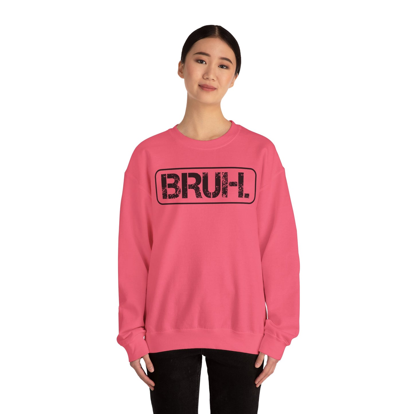 Bruh. Unisex Heavy Blend™ Crewneck Sweatshirt - Riff Raff Wear