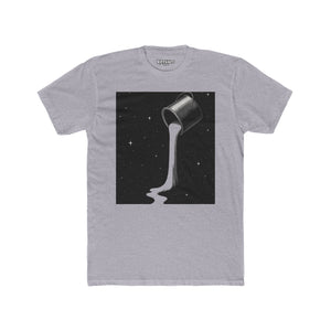 Cosmic Milk Unisex Cotton Crew Tee - Creative Graphic T-Shirt for Art Lovers - Riff Raff Wear