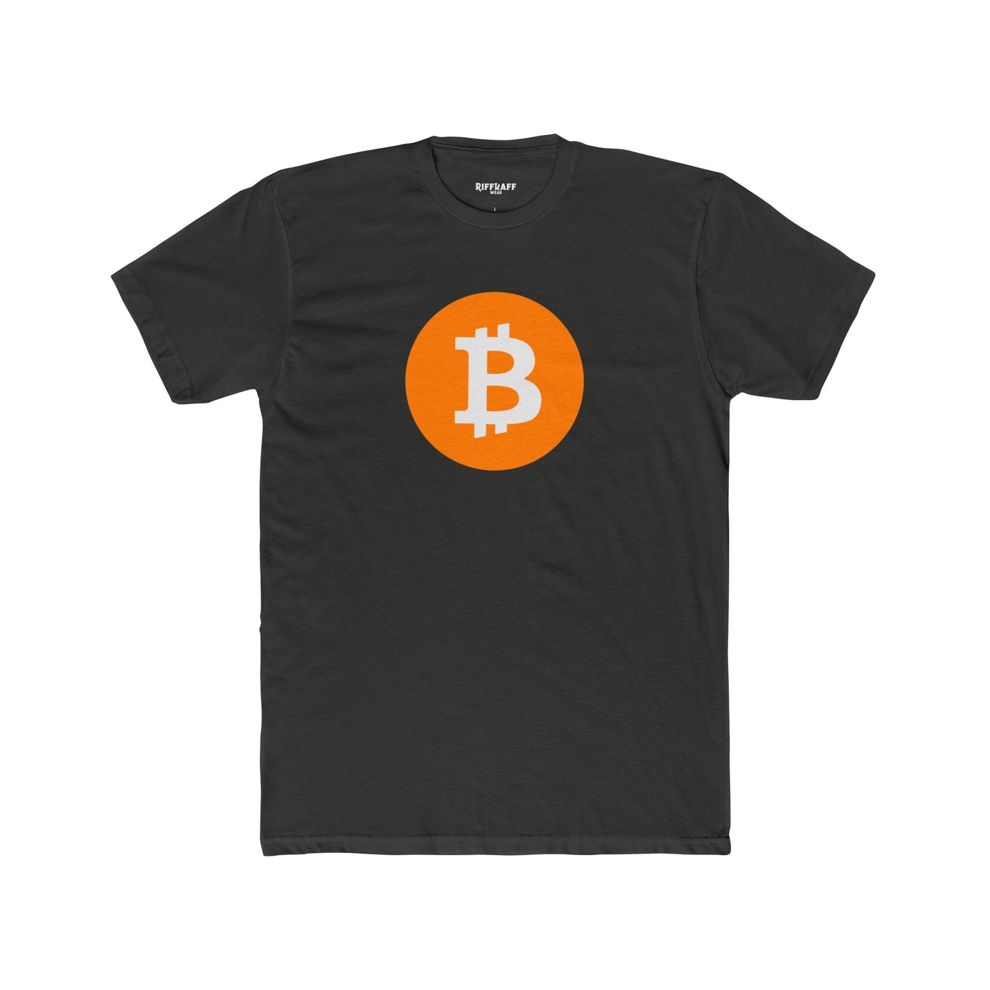 Bitcoin Men's Cotton Crew Tee - Riff Raff Wear