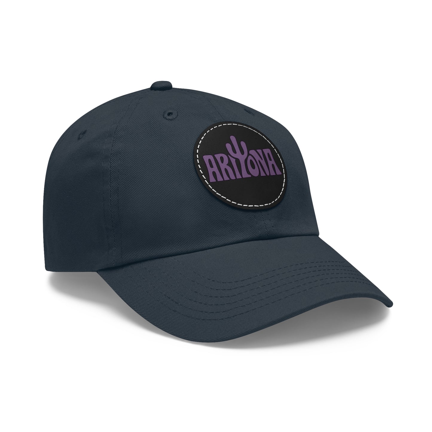 Arizona Dad Hat with Leather Patch - Casual & Stylish Cap