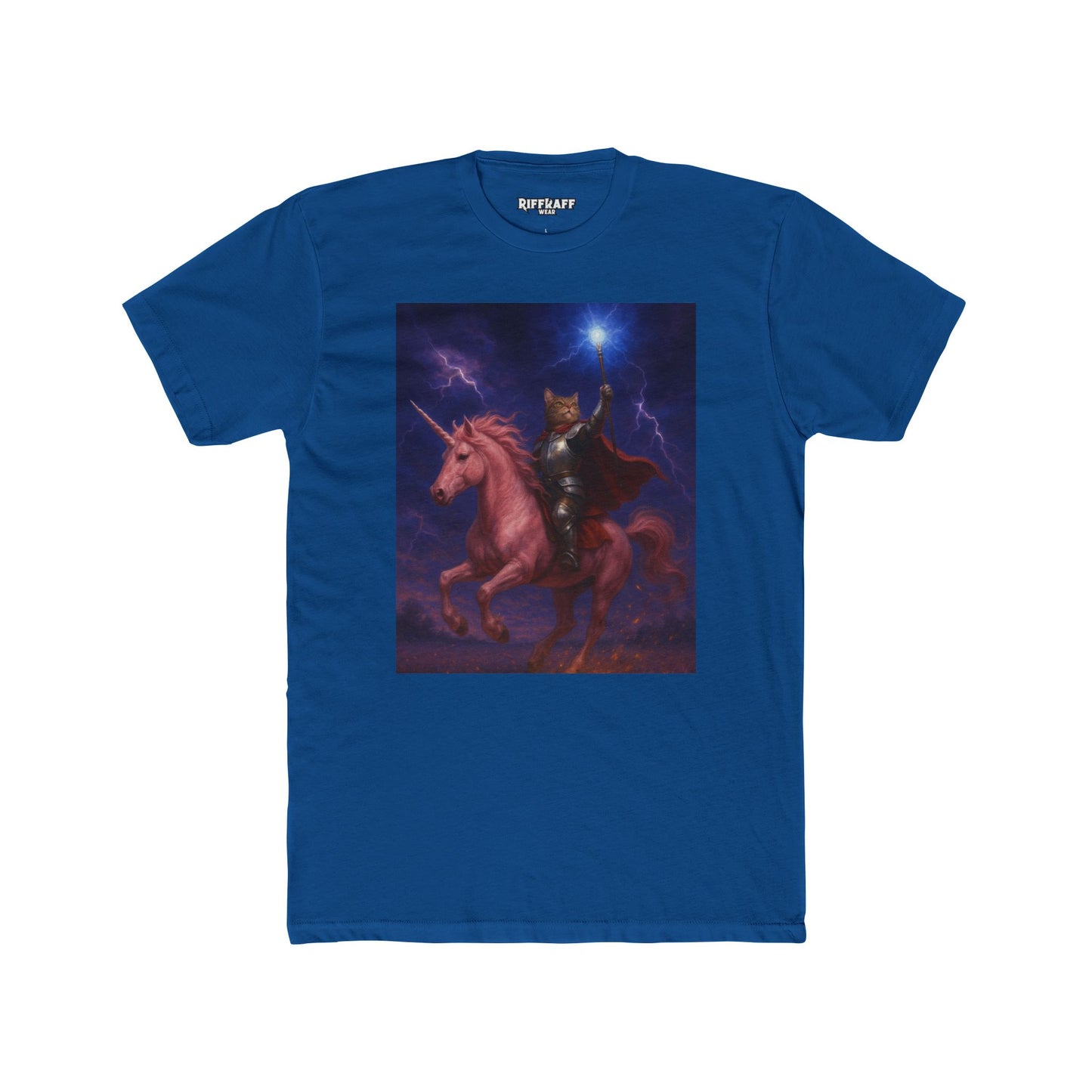 Epic Unicorn Warrior Unisex Cotton Crew Tee – Fantasy Tee for Animal Lovers - Riff Raff Wear
