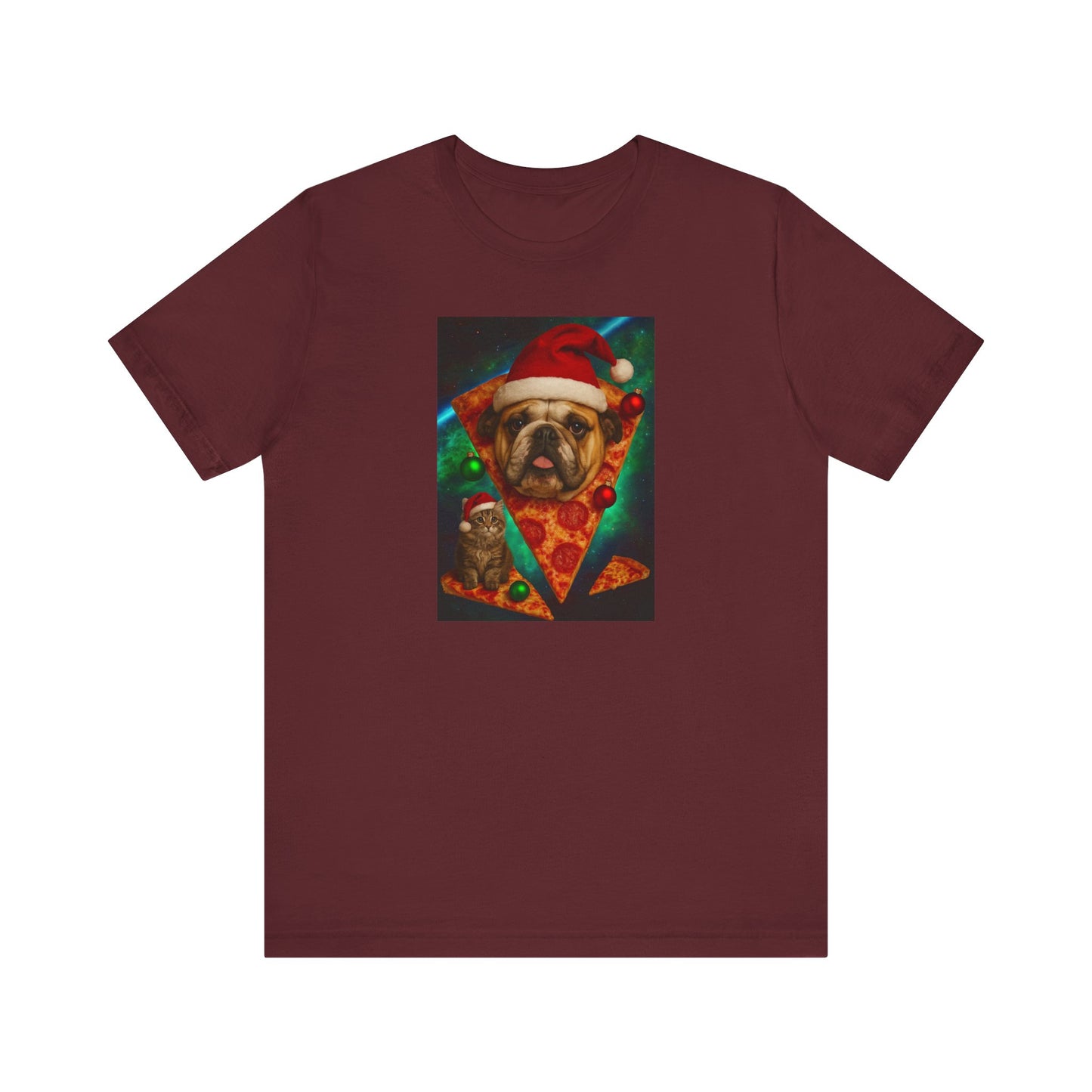 Funny Christmas Pug Shirt, Holiday Tee, Pet Lover Gift, Unisex Festive T-Shirts, Cute Animal Apparel, Christmas Party Outfit - Riff Raff Wear