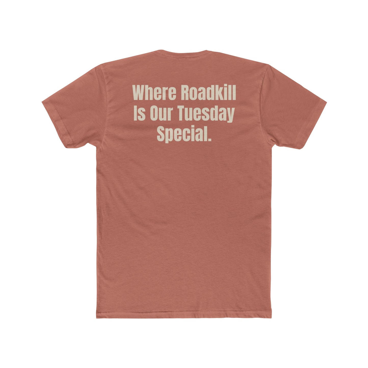 The Screaming Possum Unisex Cotton Crew Tee - Fun & Retro Graphic Shirt - Riff Raff Underground