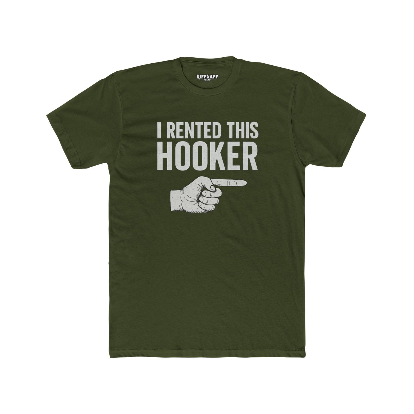 Funny Hooker Rental Unisex Cotton Tee, Humorous Gift for Friends, Casual Wear - Riff Raff Wear