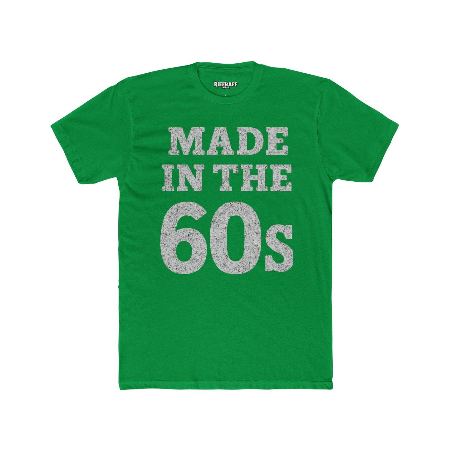 Vintage 60s Tee - Made in the 60s Cotton Crew T-Shirt for Nostalgic Wear - Riff Raff Wear