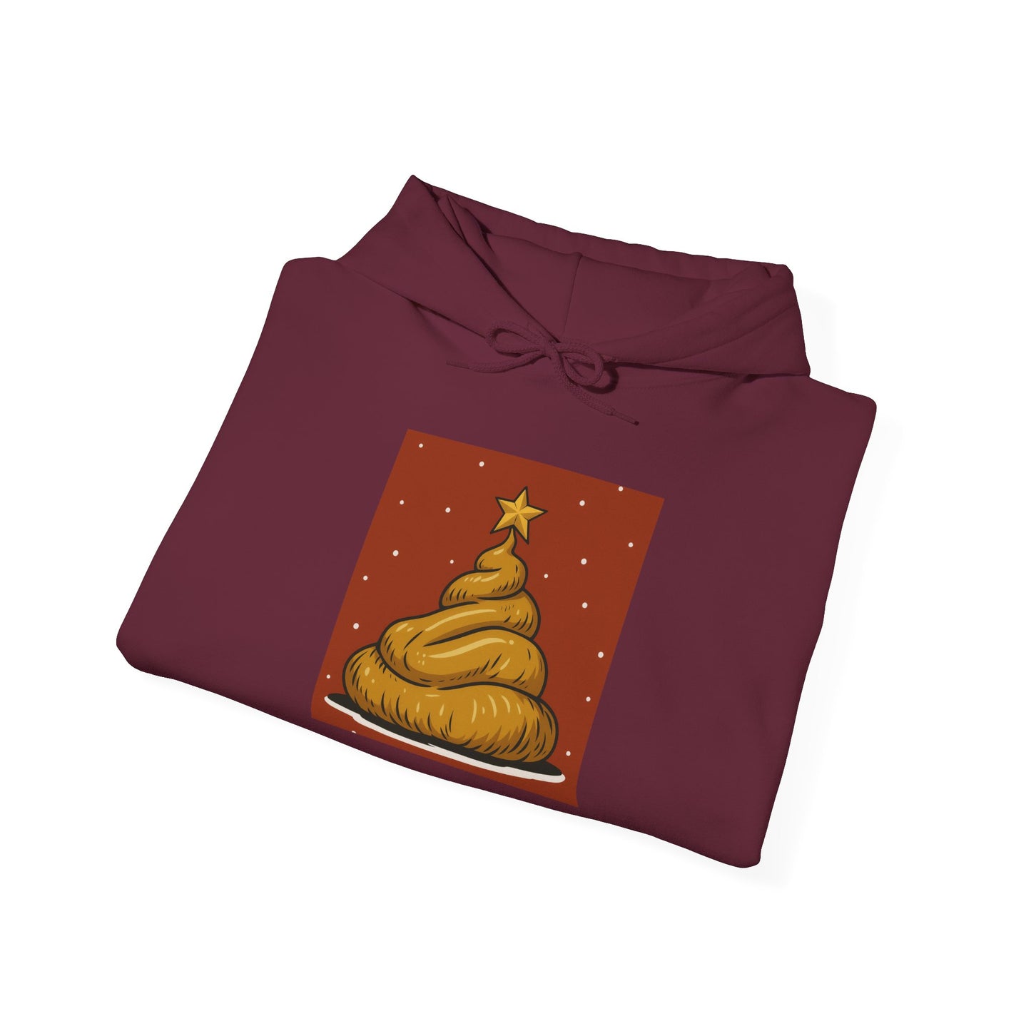 Funny Holiday Hooded Sweatshirt, Christmas Humor, Gift for Friends, Unisex Hoodie, Winter Apparel - Riff Raff Wear