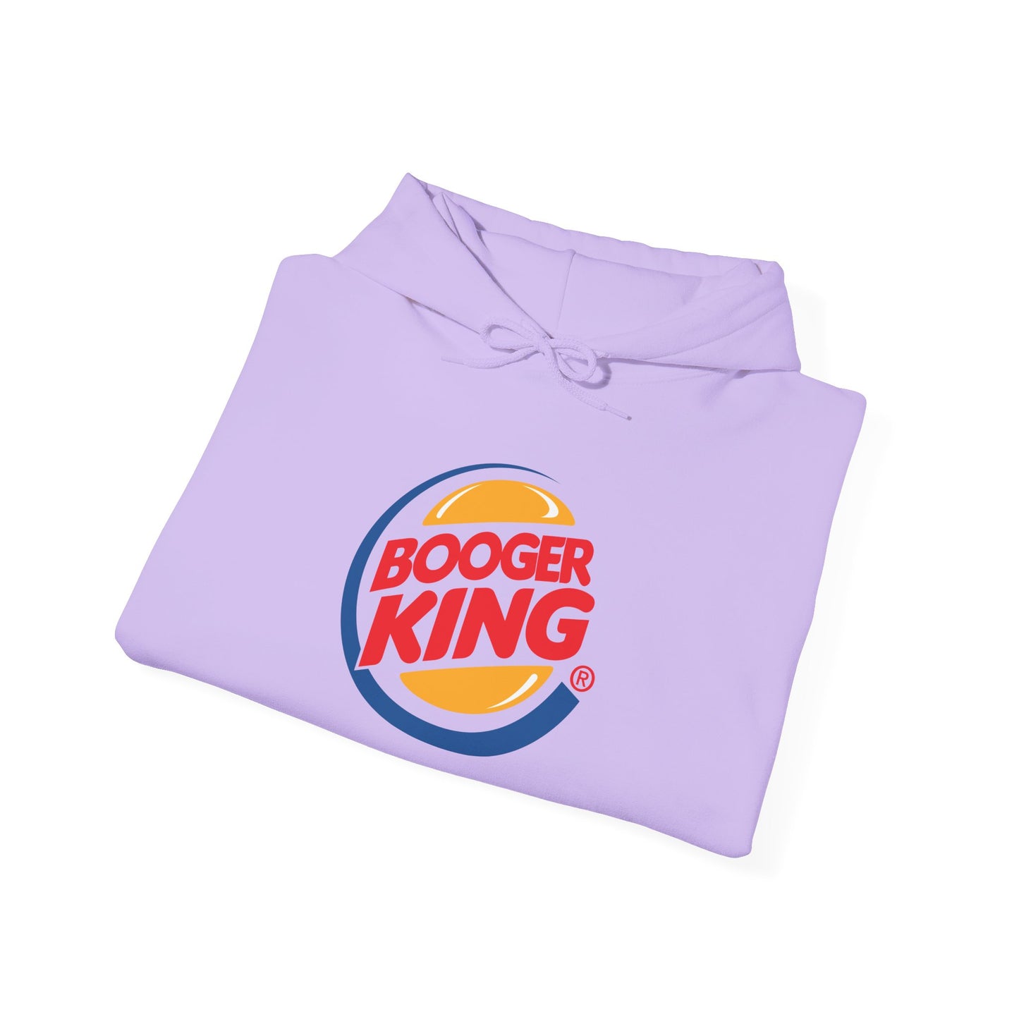 Parody Logo Series "Booger King" Graphic - Funny Unisex Heavy Blend™ Hooded Sweatshirt - Riff Raff Wear