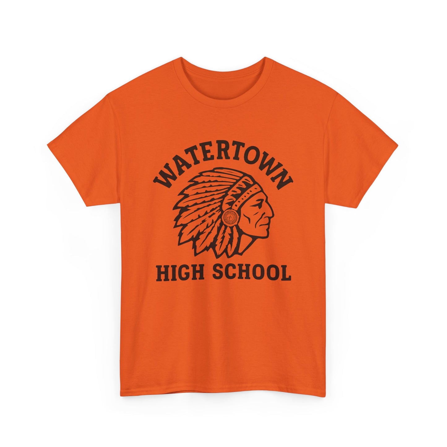 Watertown High School Unisex Heavy Cotton Tee - School Spirit Tee for Students and Alumni