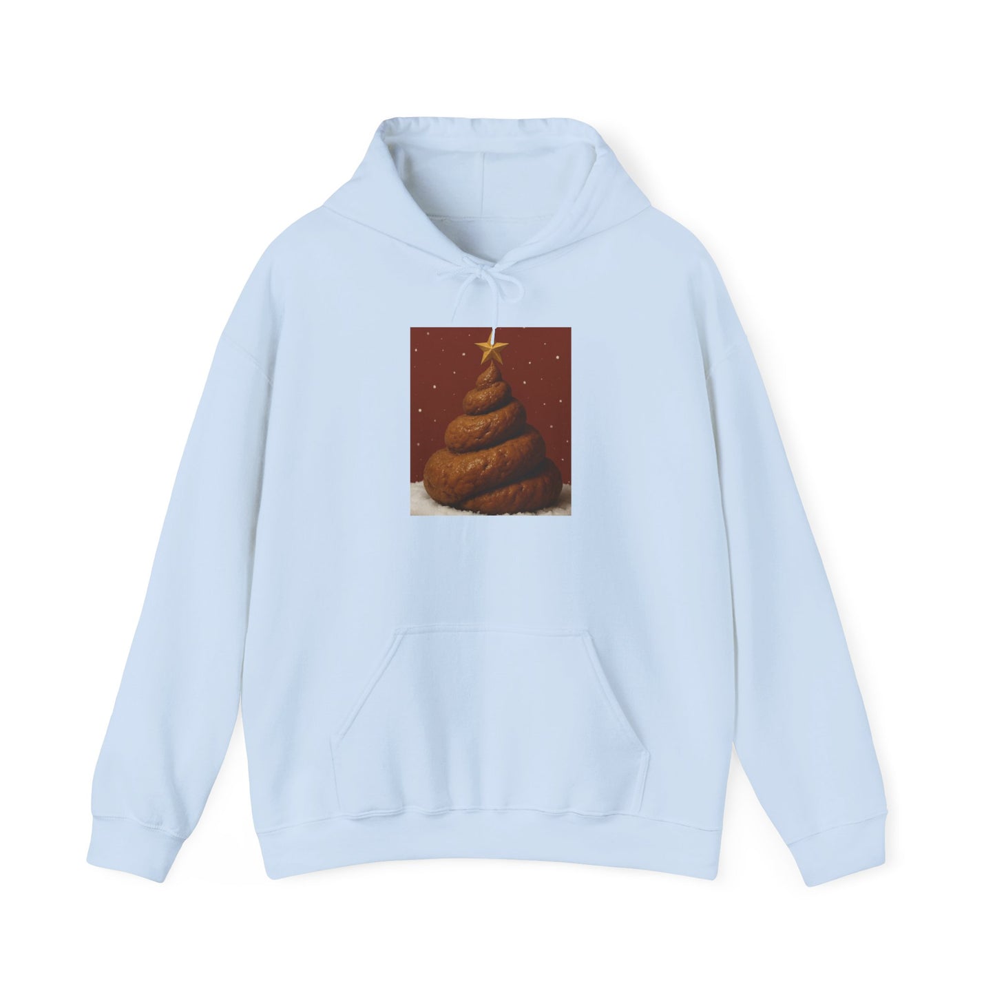 Funny Christmas Poop Tree Hoodie, Unisex Sweatshirt, Holiday Gift, Winter Fashion, Novelty Wear, Humorous Apparel - Riff Raff Wear