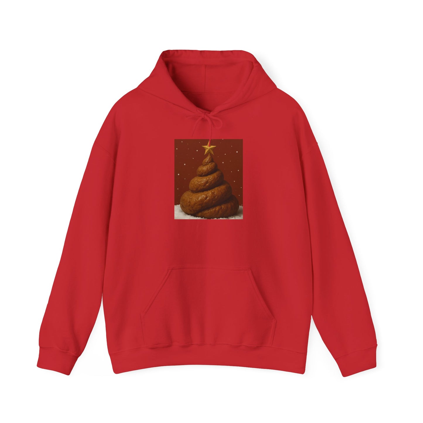 Funny Christmas Poop Tree Hoodie, Unisex Sweatshirt, Holiday Gift, Winter Fashion, Novelty Wear, Humorous Apparel - Riff Raff Wear