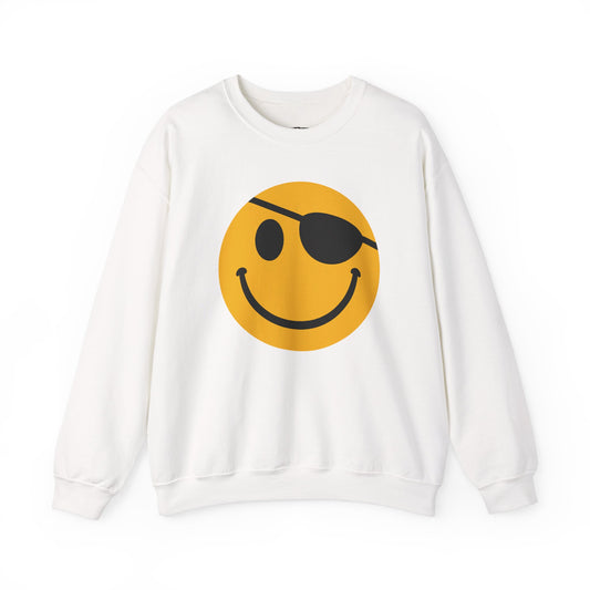 Pirate Smile Crewneck Sweatshirt - Unisex Heavy Blend - Riff Raff Wear
