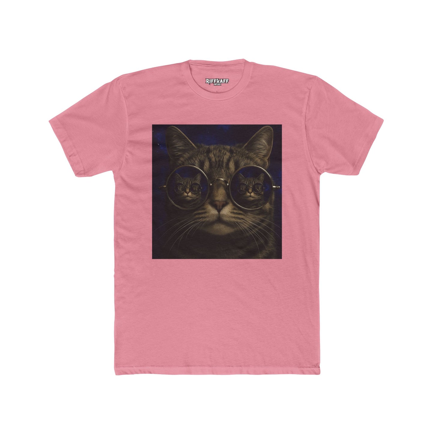 Cool Cat Unisex Cotton Crew Tee - Fun Pet Lover Shirt - Riff Raff Wear