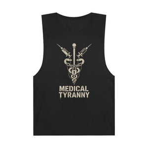 Unisex Medical Tyranny Tank - Bold Statement Tee for Healthcare Awareness - Riff Raff Wear