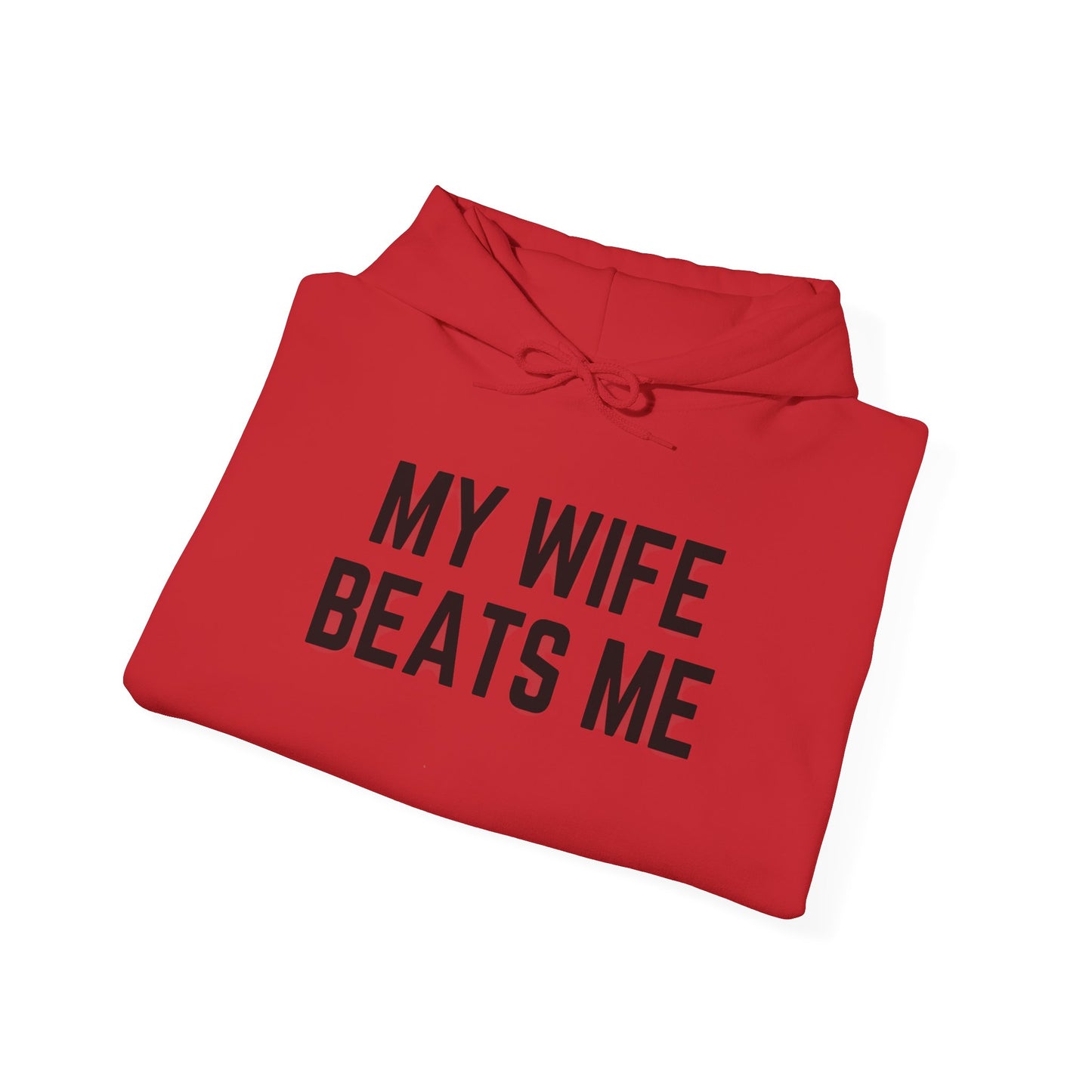 Funny Wife Humor Hoodie - Unisex Heavy Blend Sweatshirt for Couples - Riff Raff Wear