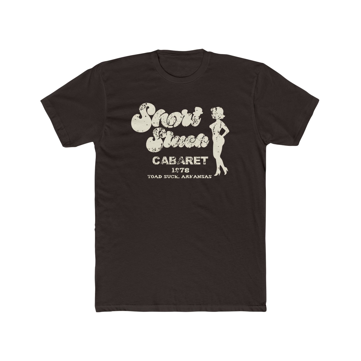 Funny Unisex Cotton Crew Tee - Short Stack in Toad Suck, AK - Riff Raff Underground