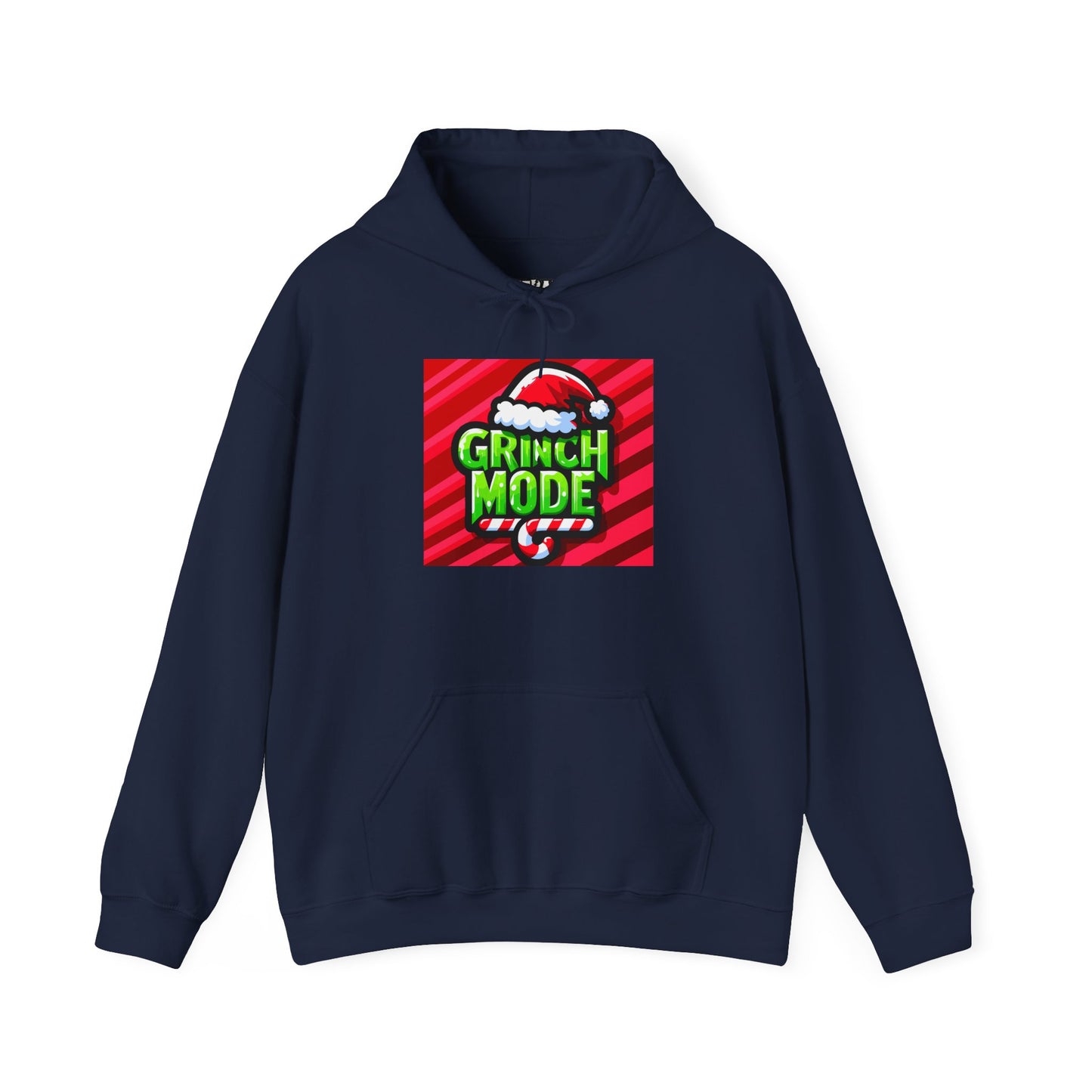 Festive Grinch Mode Hoodie - Cozy Holiday Apparel, Christmas Gift, Unisex Sweatshirt, Fun Winter Wear, Gift for Grinch Lovers - Riff Raff Wear