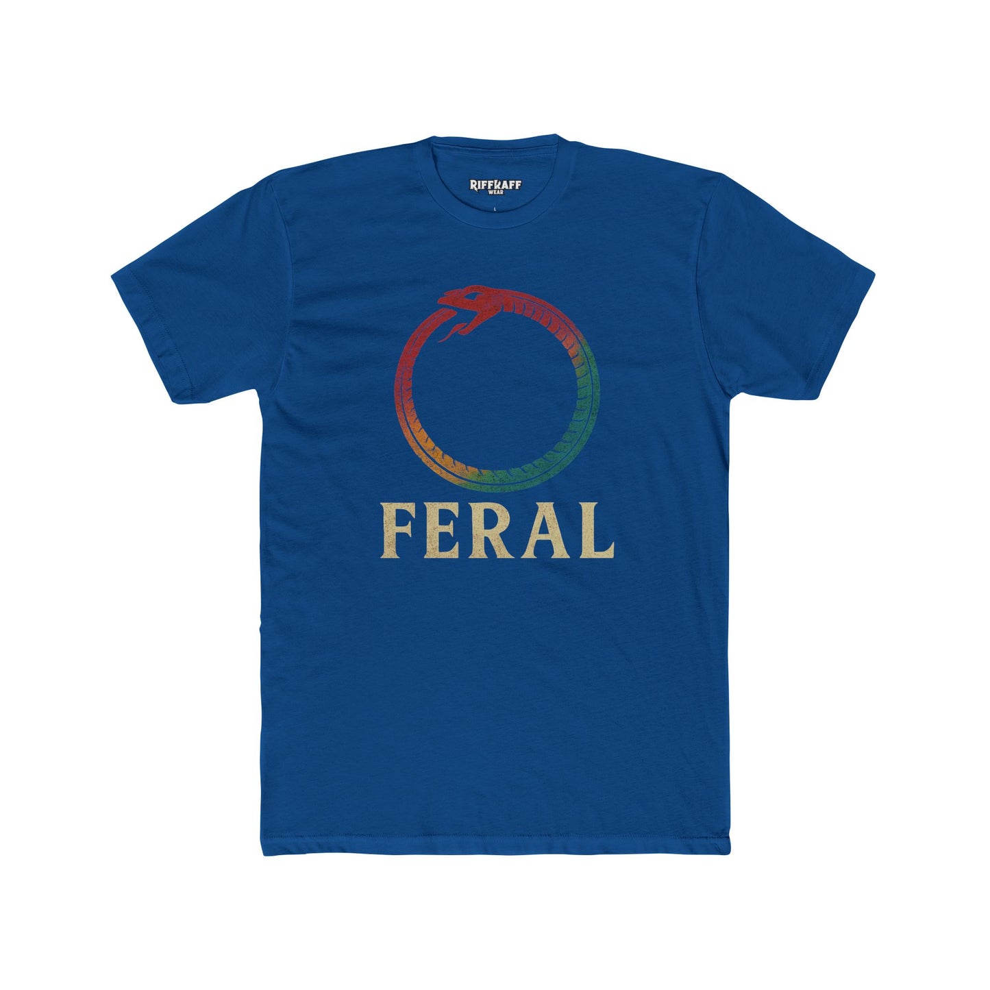 Feral Unisex Cotton Crew Tee – Nature-Inspired Graphic T-Shirt - Riff Raff Wear
