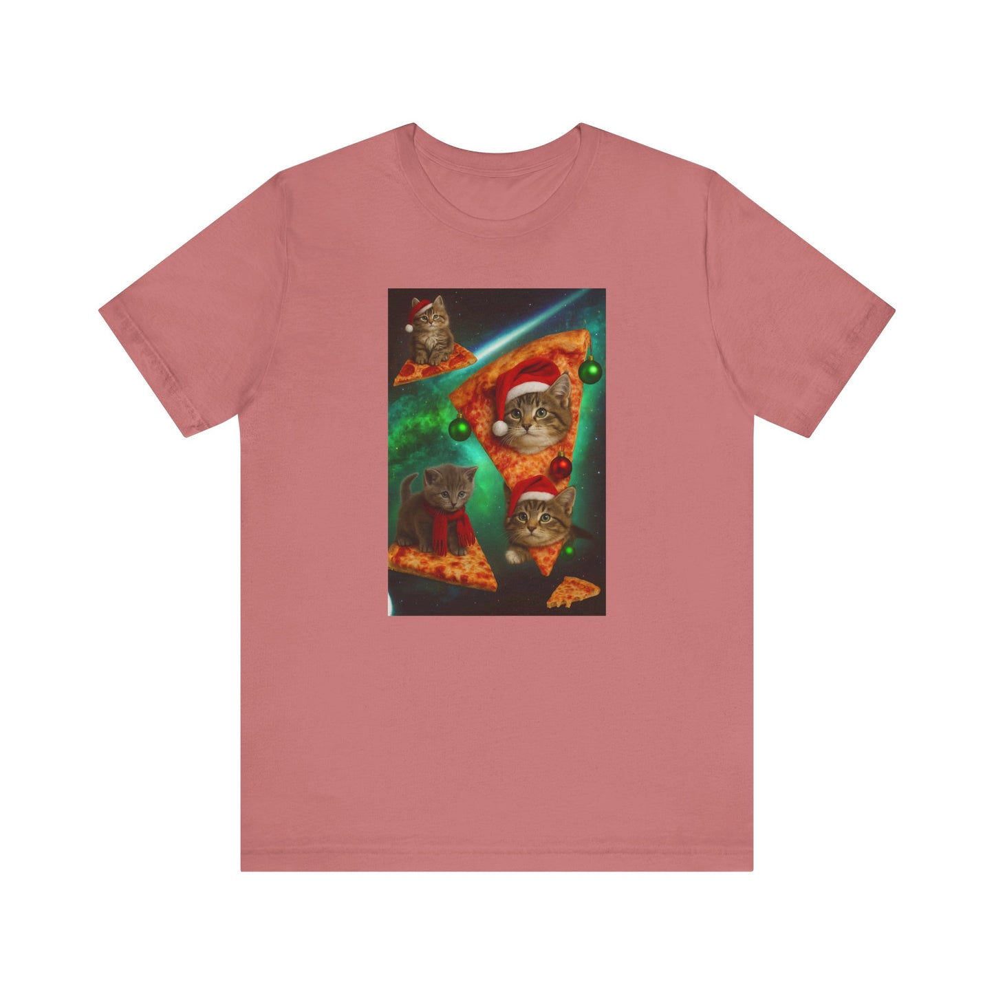 Pizza Cat Unisex Tee, Funny Cat T-Shirt, Cat Lover Gift, Cute Pet Apparel, Trendy Pizza Shirt, Cool Cat Design - Riff Raff Wear