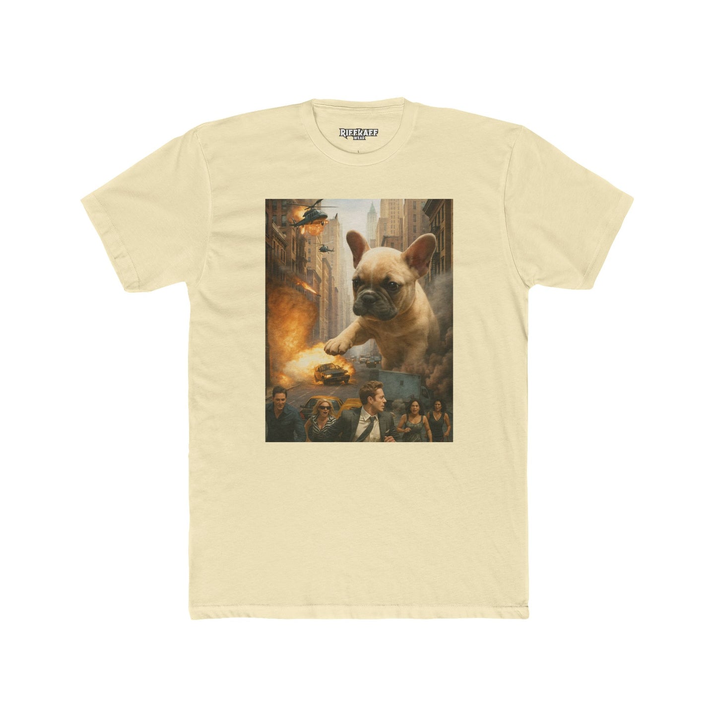 Epic French Bulldog Graphic Tee - Unisex Cotton Crew Shirt - Riff Raff Wear