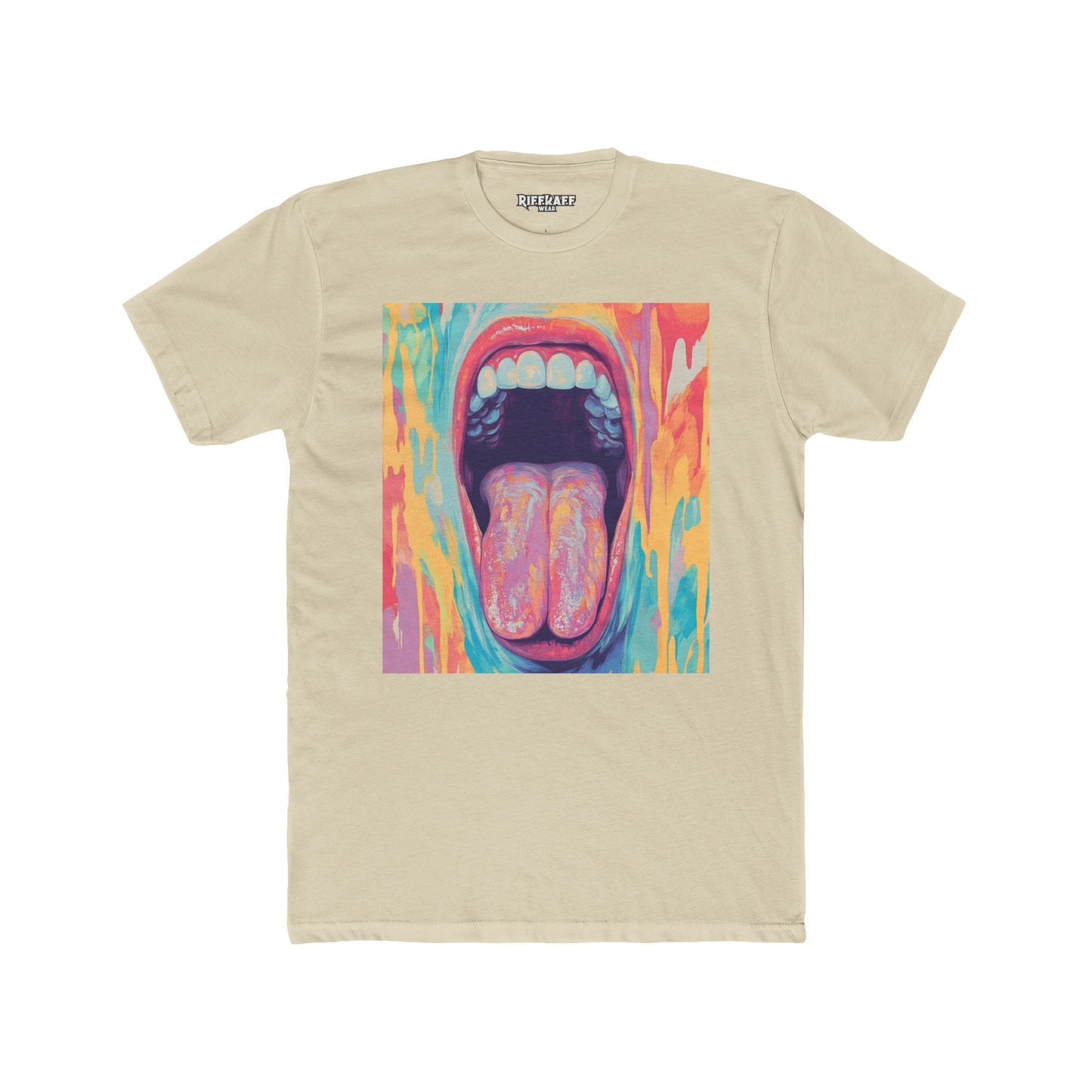 Colorful Expression Graphic Tee - Unisex Cotton Crew Mouth - Riff Raff Wear
