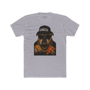 Gangsta Dog Unisex Cotton Crew Tee - Fun & Playful Graphic Shirt - Riff Raff Wear