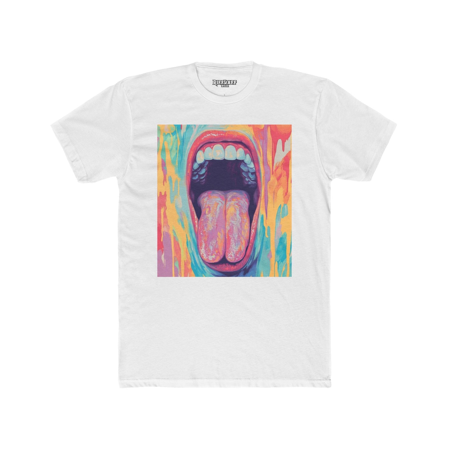 Colorful Expression Graphic Tee - Unisex Cotton Crew Mouth - Riff Raff Wear
