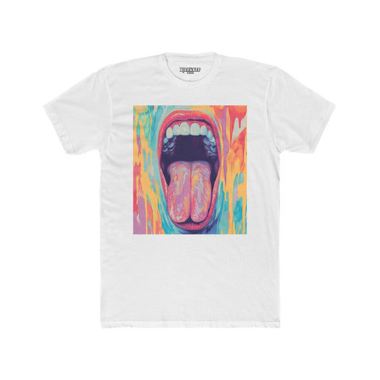 Colorful Expression Graphic Tee - Unisex Cotton Crew Mouth - Riff Raff Wear
