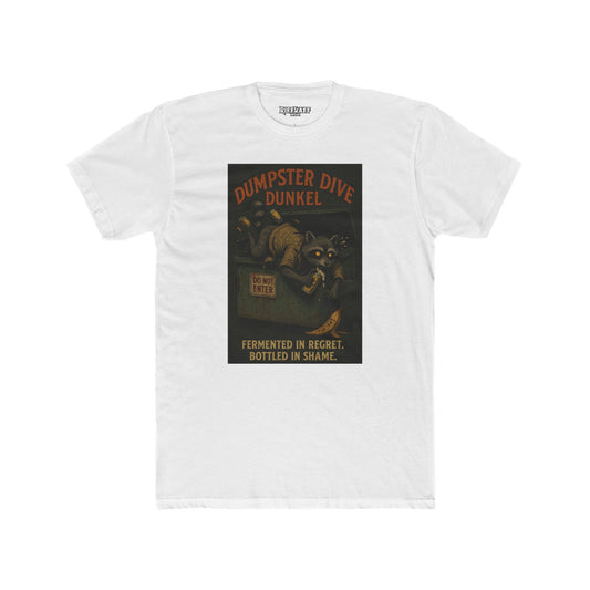 Funny Dumpster Dive Brew Unisex Cotton Crew Tee - Riff Raff Wear Underground
