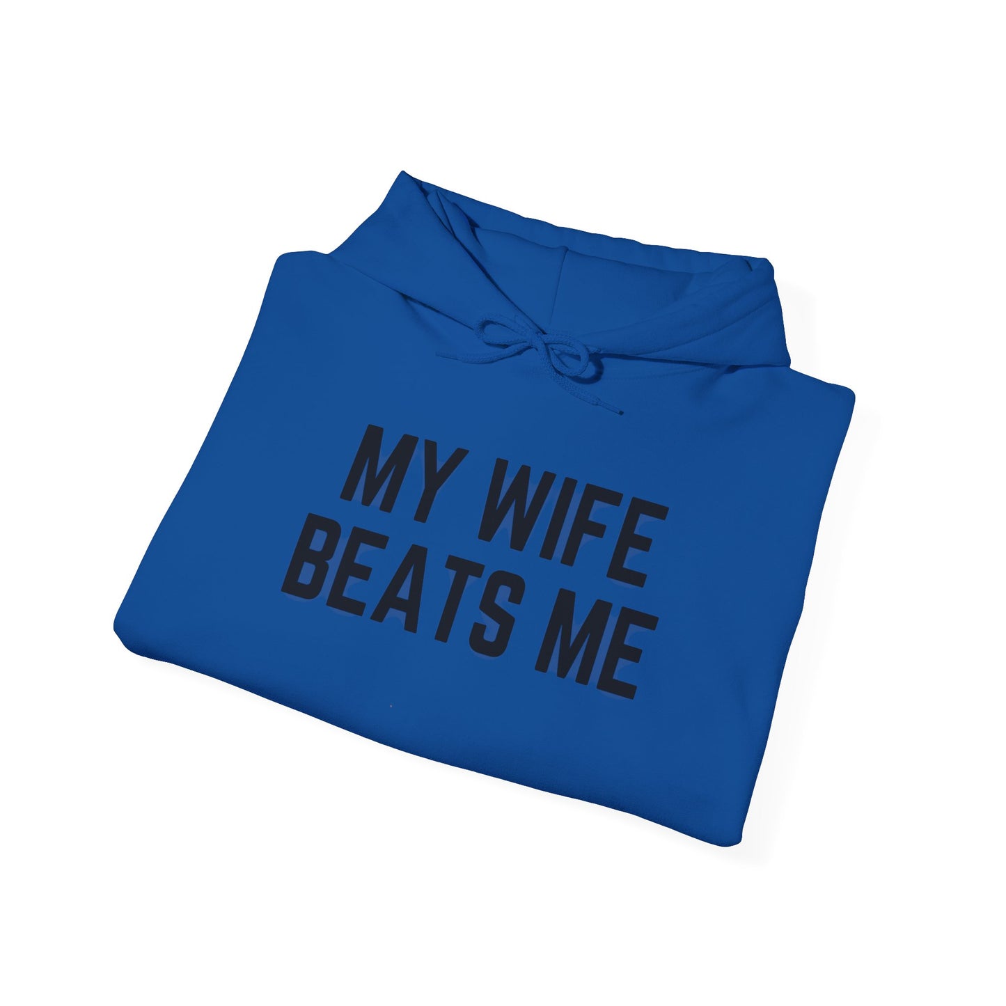 Funny Wife Humor Hoodie - Unisex Heavy Blend Sweatshirt for Couples - Riff Raff Wear