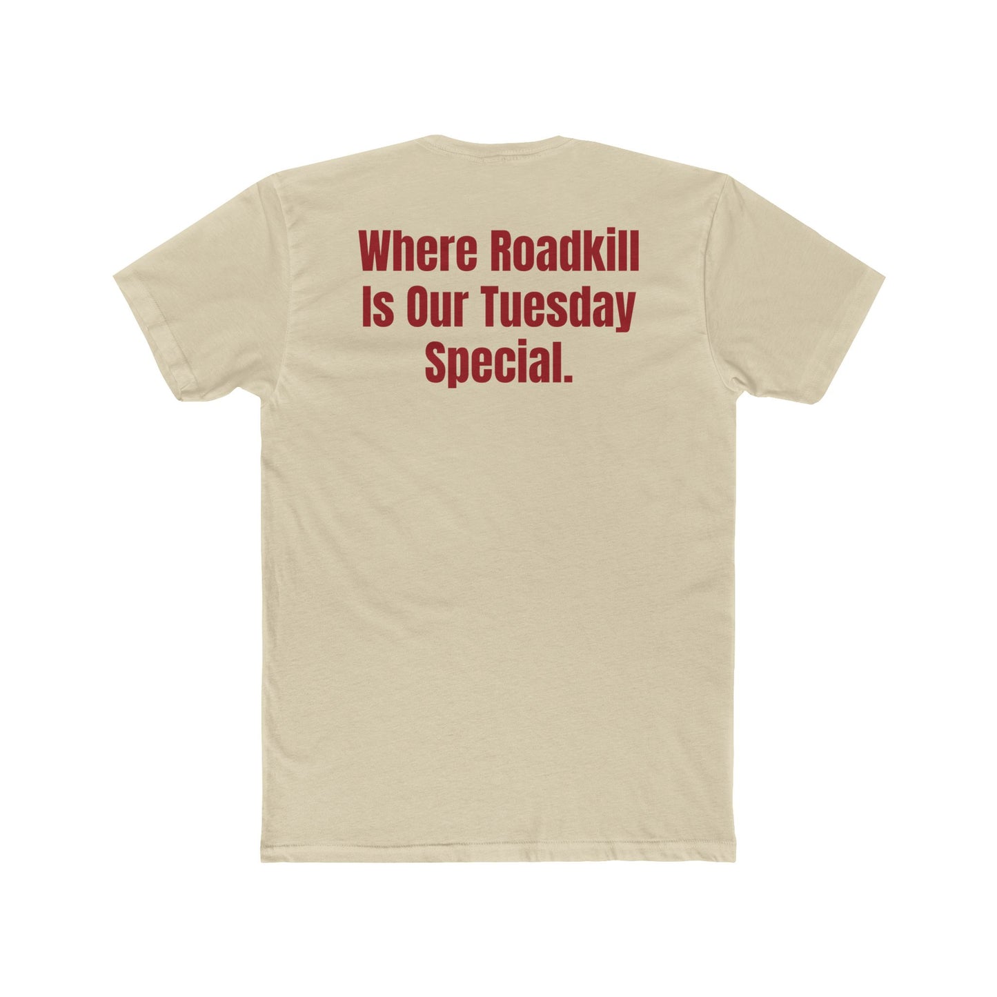 The Screaming Possum Unisex Cotton Crew Tee - Fun & Retro Graphic Shirt - Riff Raff Underground