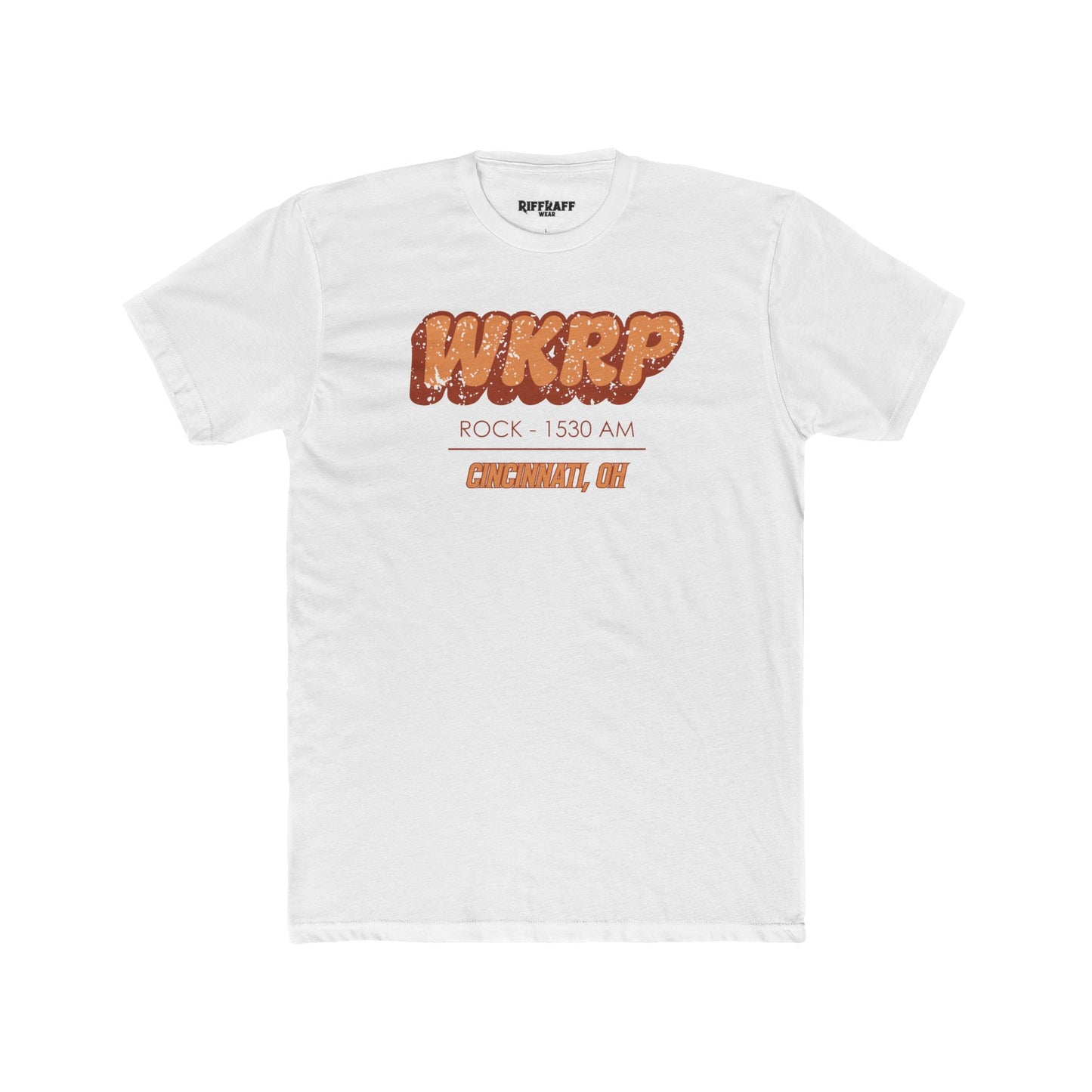 WKRP - Unisex Cotton Crew Tee Riff Raff Wear