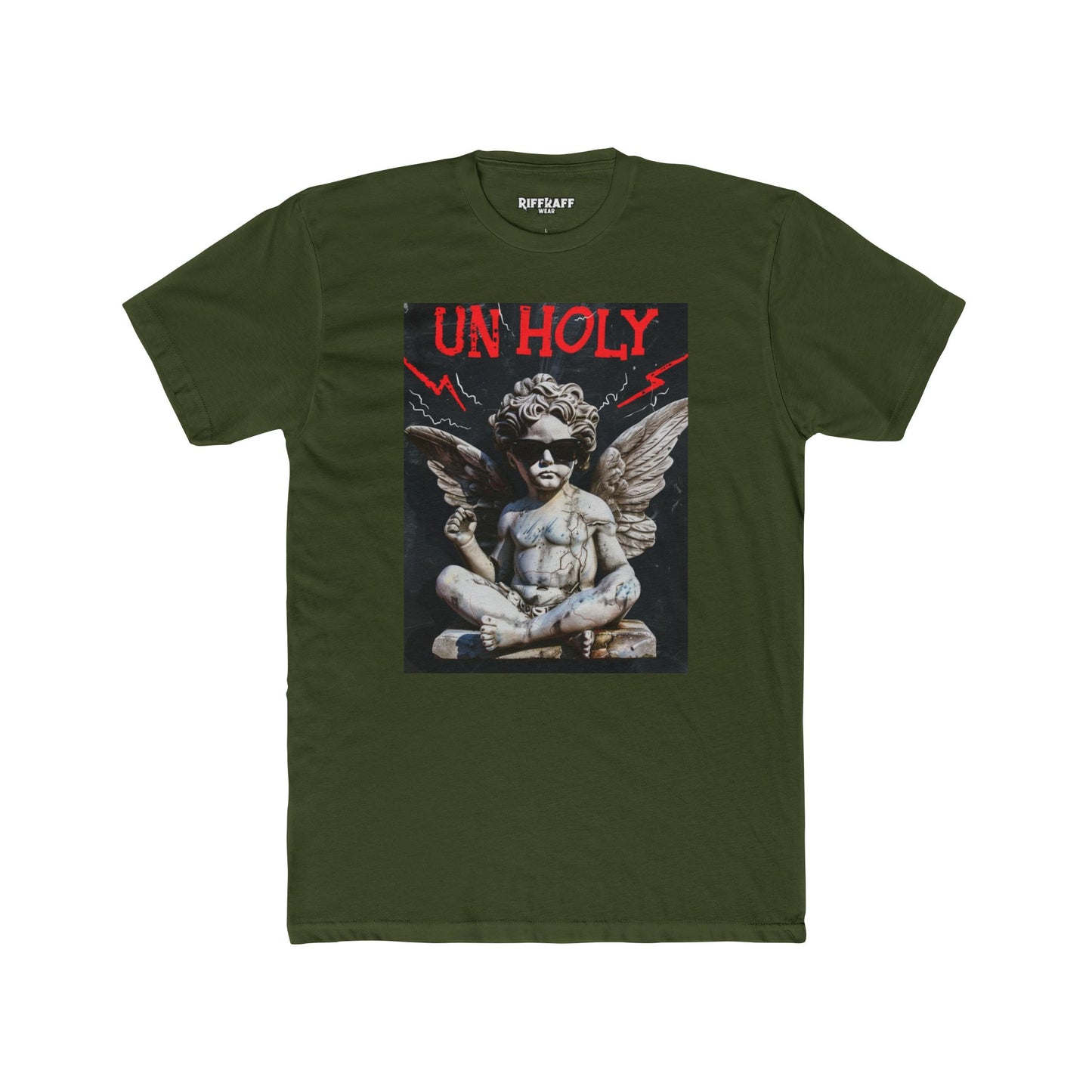 Unisex Cotton Crew Tee - Un Holy Graphic Tee for Bold Style - Riff Raff Wear
