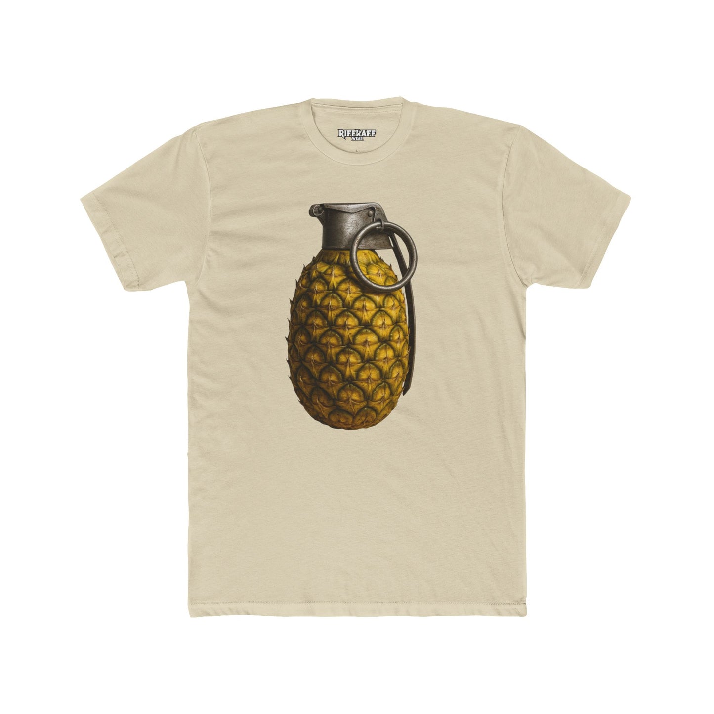 Unique Pineapple Grenade Unisex Cotton Crew Tee - Riff Raff Wear