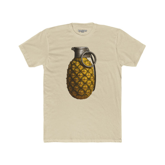 Unique Pineapple Grenade Unisex Cotton Crew Tee - Riff Raff Wear