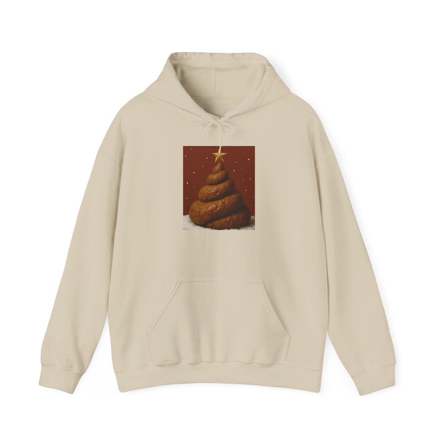 Funny Christmas Poop Tree Hoodie, Unisex Sweatshirt, Holiday Gift, Winter Fashion, Novelty Wear, Humorous Apparel - Riff Raff Wear