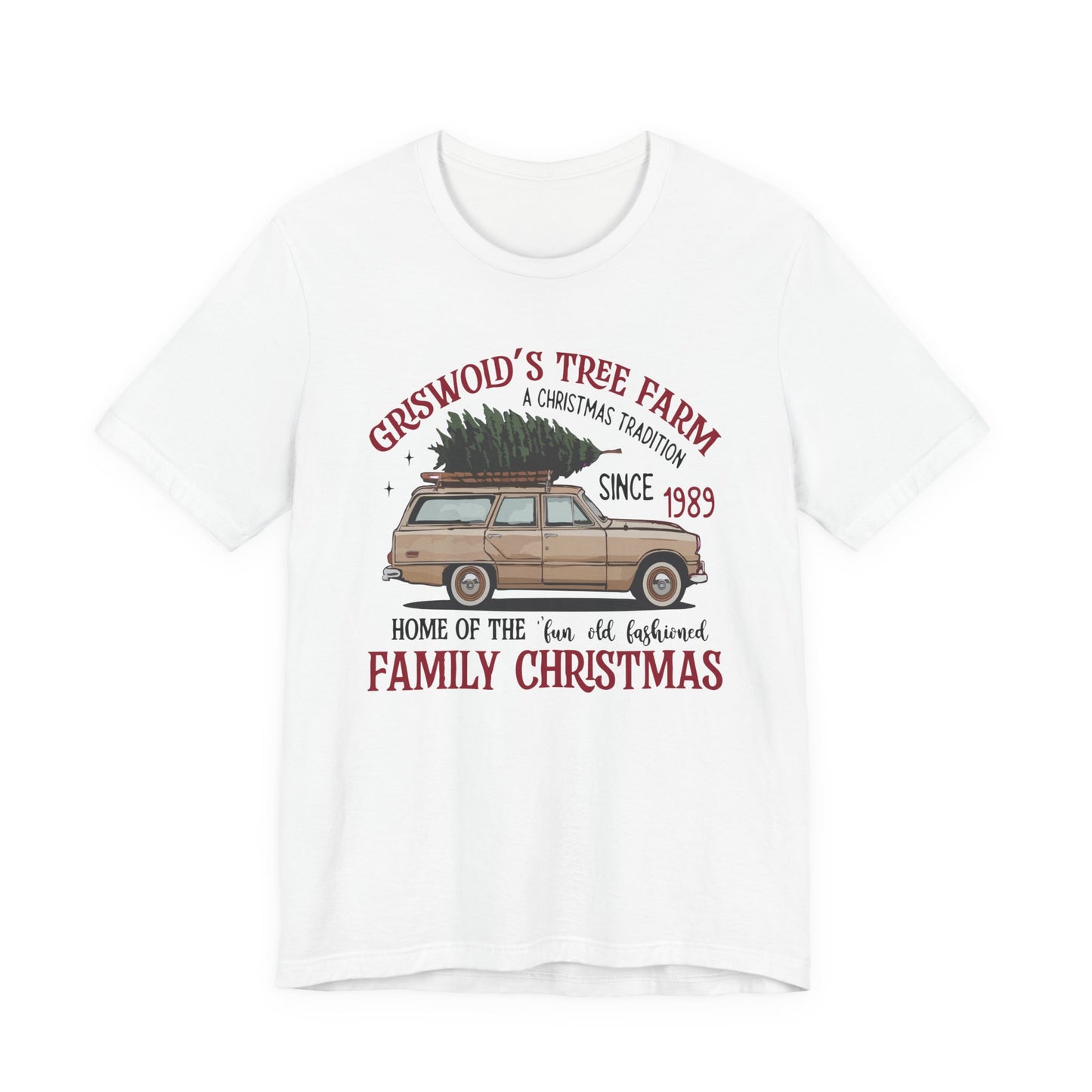 Family Christmas Tree Farm Tee, Unisex Holiday T-Shirt, Perfect for Christmas Celebrations, Gift for Tree Farmers, Cozy Holiday Vibes - Riff Raff Wear