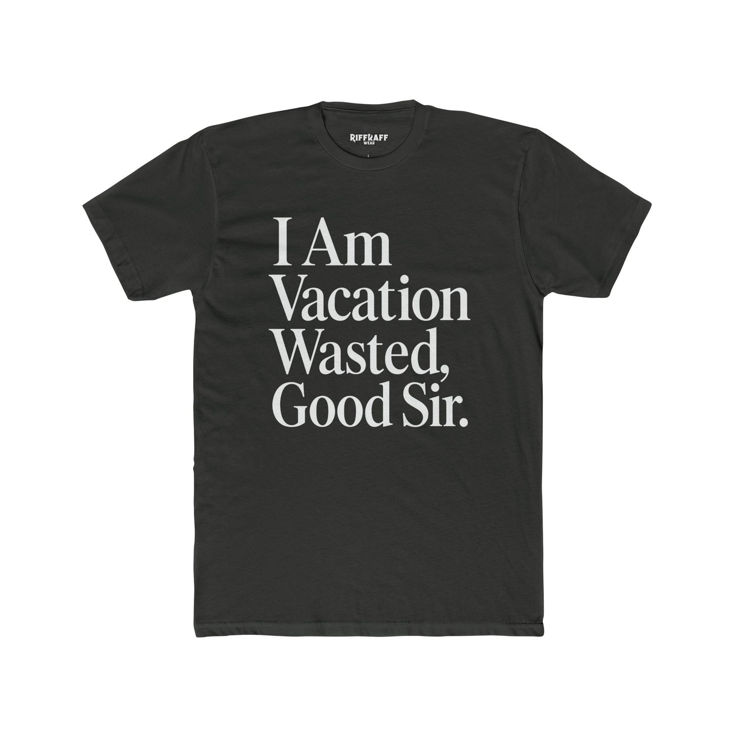 Vacation Wasted Shirt, Travel T-Shirt, Relaxed Fit Tee, Gifts for Travelers - Riff Raff Wear