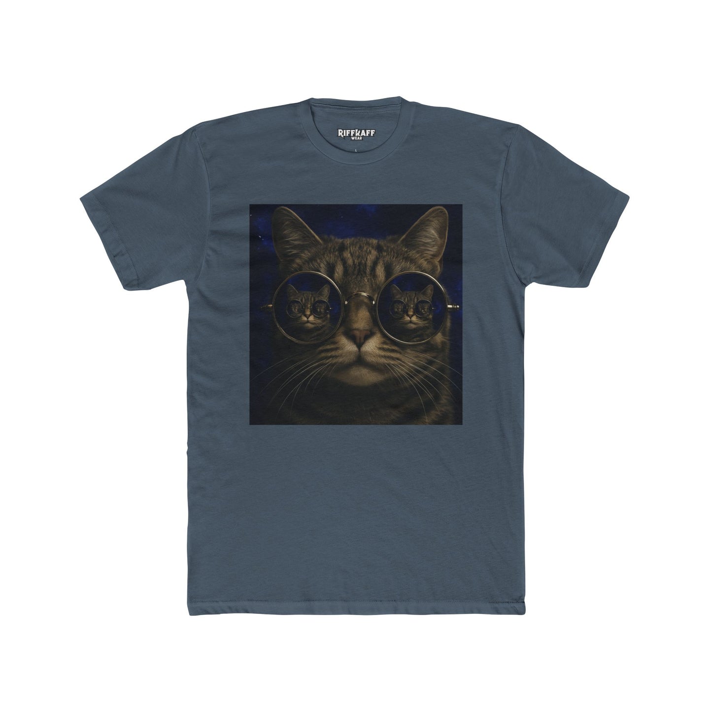 Cool Cat Unisex Cotton Crew Tee - Fun Pet Lover Shirt - Riff Raff Wear