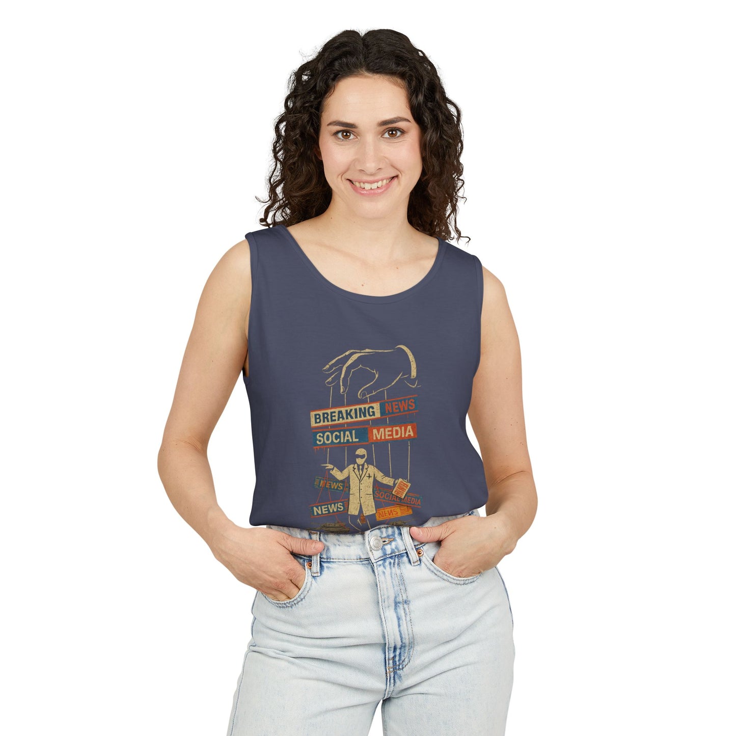 Graphic Unisex Tank Top - 'Truth is a Virus' - Riff Raff Wear