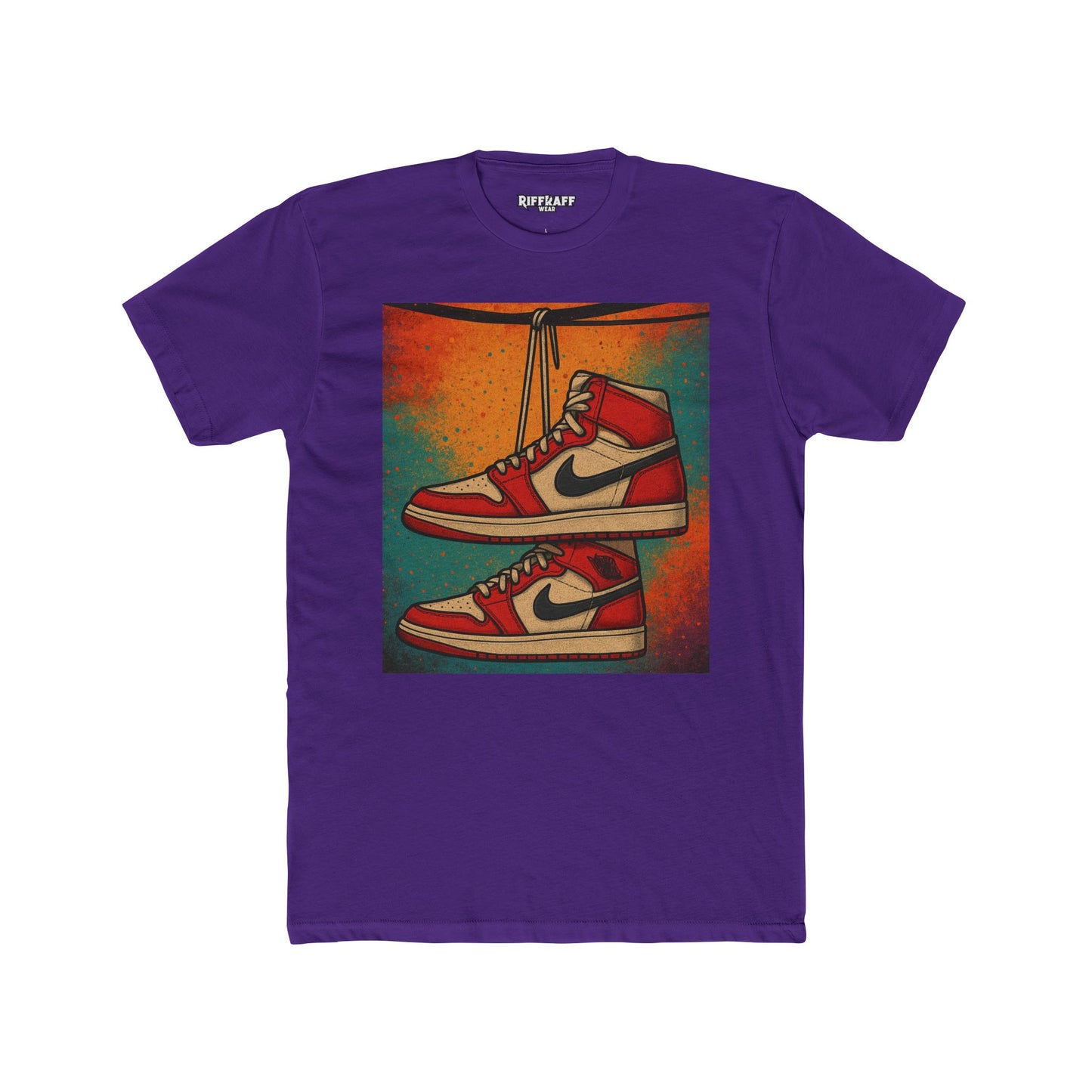 Urban Sneaker Art Tee, Vintage Streetwear, Unisex Graphic T-Shirt - Riff Raff Wear
