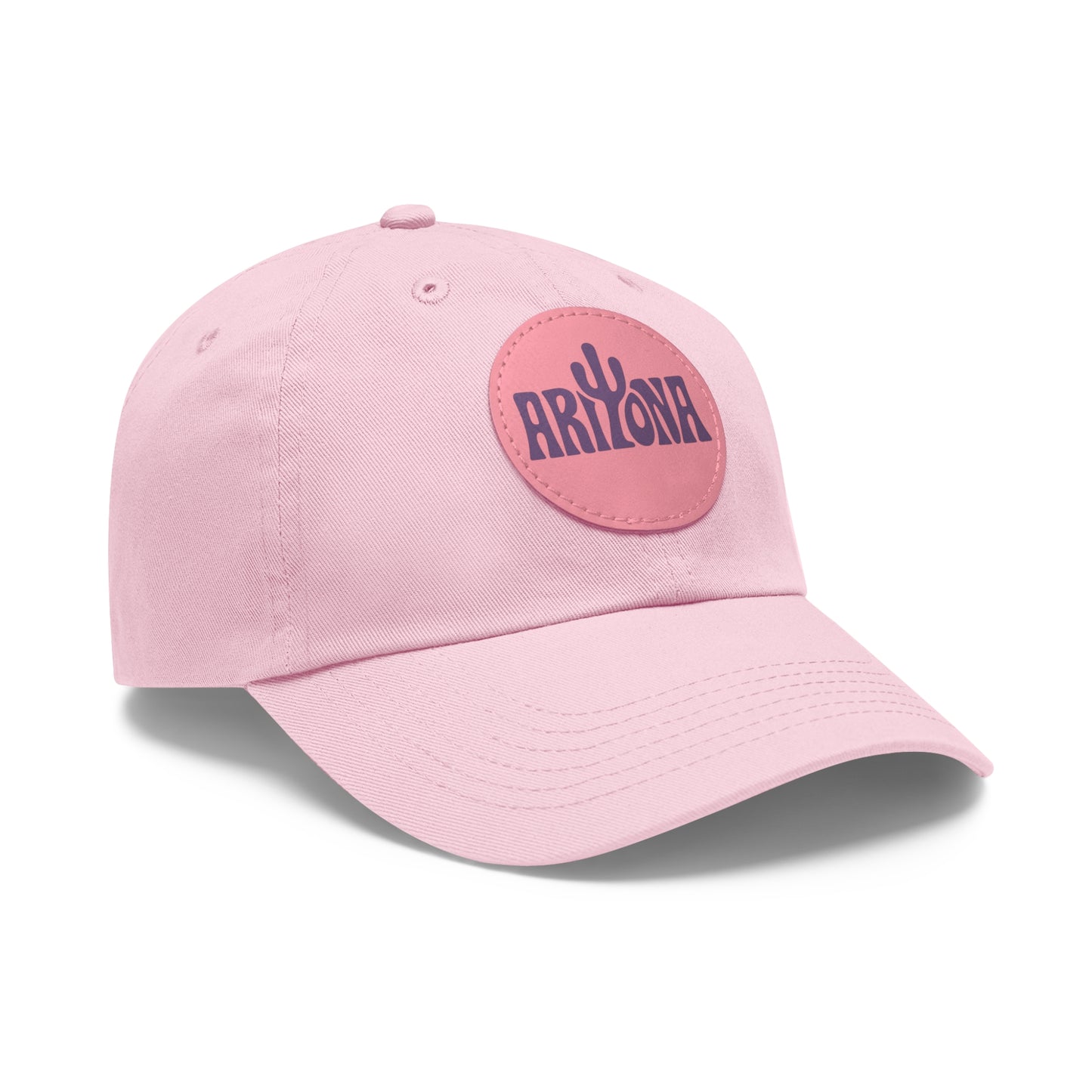 Arizona Dad Hat with Leather Patch - Casual & Stylish Cap