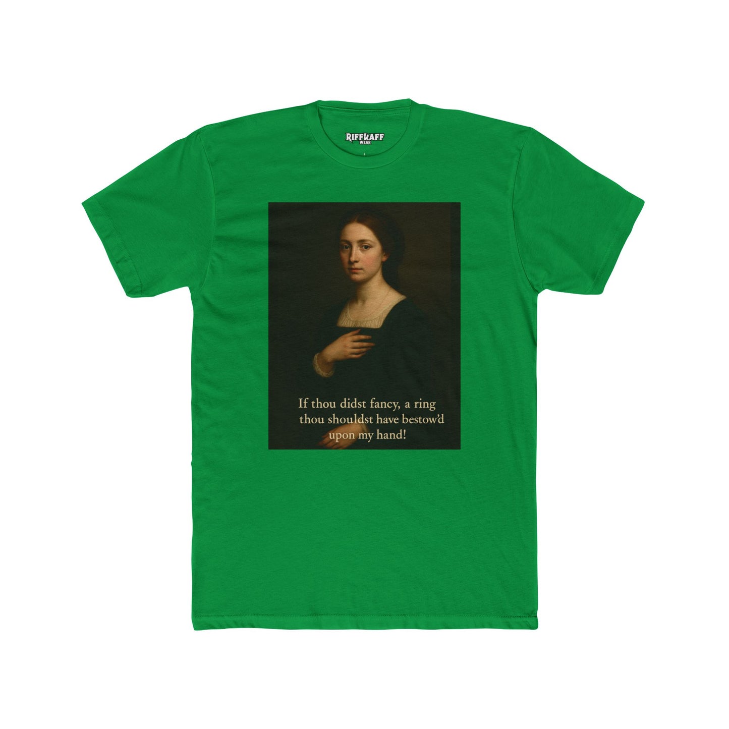 Artistic Unisex Cotton Crew Tee with Quote - Casualwear, Gift for Art Lovers - Riff Raff Wear