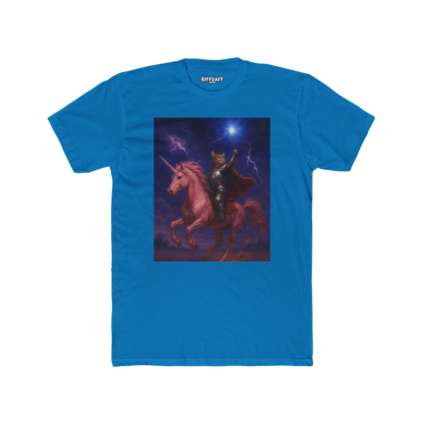Epic Unicorn Warrior Unisex Cotton Crew Tee – Fantasy Tee for Animal Lovers - Riff Raff Wear