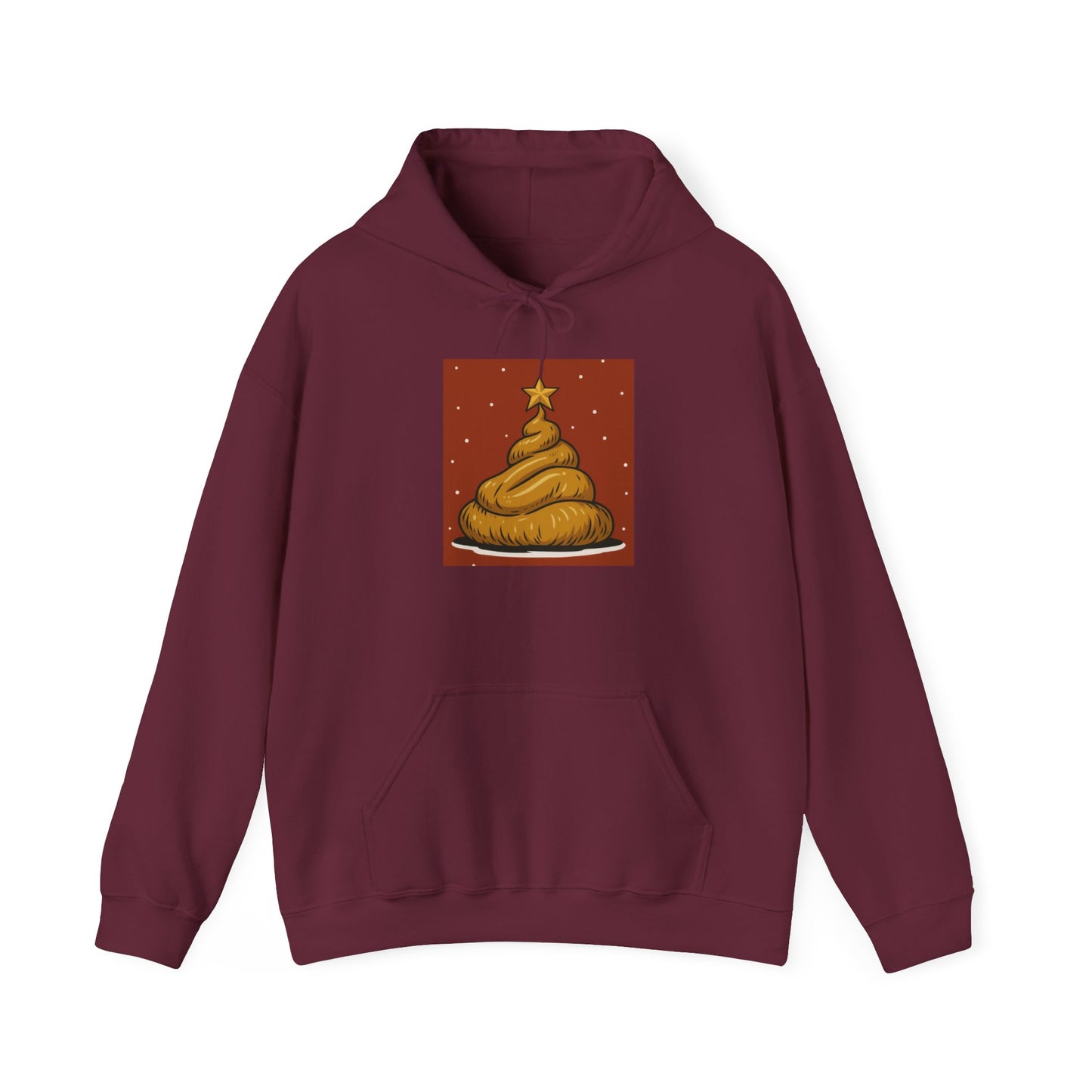 Funny Holiday Hooded Sweatshirt, Christmas Humor, Gift for Friends, Unisex Hoodie, Winter Apparel - Riff Raff Wear